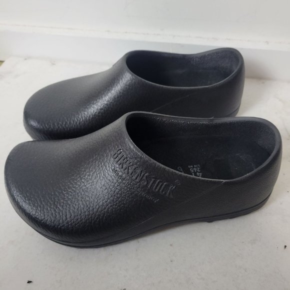 Birkenstock Size 41 Profi-Birki Polyurethane Black Vegan Clogs Black Unisex - Picture 6 of 12
